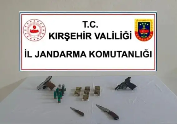 Akpınar’da ruhsatsız silah operasyonu