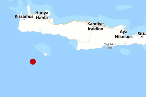 Akdeniz açıklarında 4.0 büyüklüğünde deprem