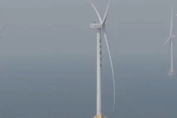 Çin'in en derin deniz rüzgar enerjisi santrali hizmete girdi