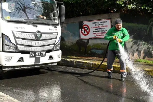 Şişli’de 19 Mayıs Mahallesi’nde bakım çalışması yapıldı