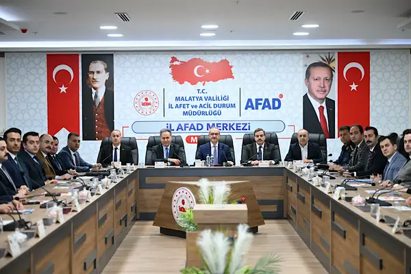 Malatya’da Afet Risk Azaltma Planı Toplantısı gerçekleştirildi