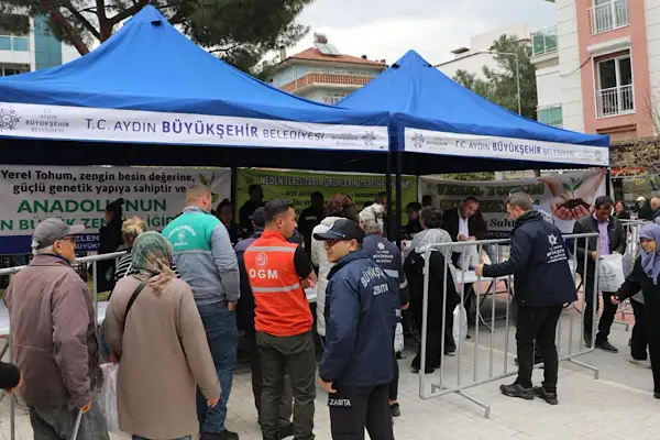 Aydın'da  Ata Tohumlu fide dağıtımı