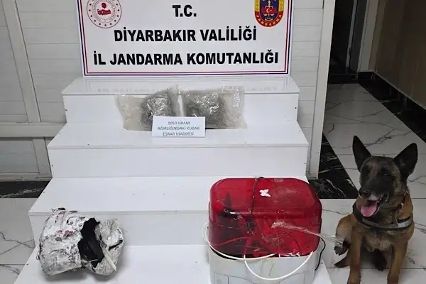 Diyarbakır’da su arıtma cihazına gizlenmiş uyuşturucu ele geçirildi