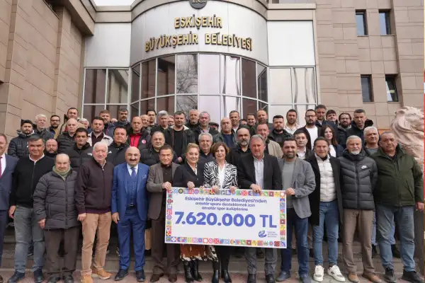 Eskişehir’de amatör spor kulüplerine 7 milyon 620 bin TL destek sağlandı