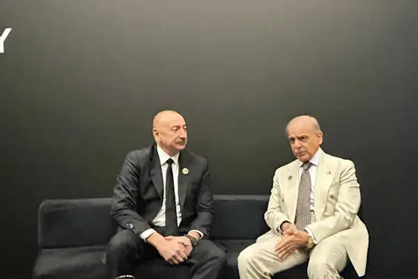 Aliyev, Pakistan İslam Cumhuriyeti Başbakanı Şerif ile görüştü