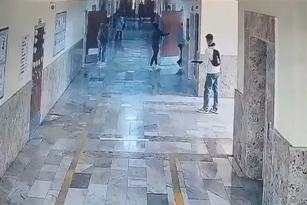 Siverek’teki okul saldırısı kameralara yansıdı