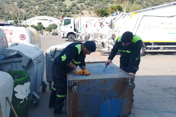 Bodrum’da yeni konteynerların dağıtım çalışması yürütülüyor