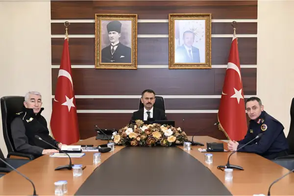 Vali Aktaş, VKS toplantısına katıldı