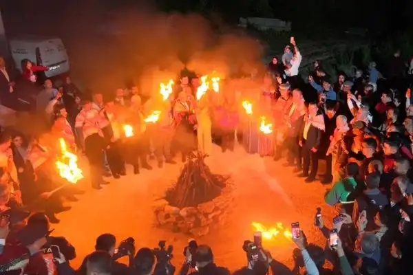 Kumluca’da Yörük Ateşi yakıldı