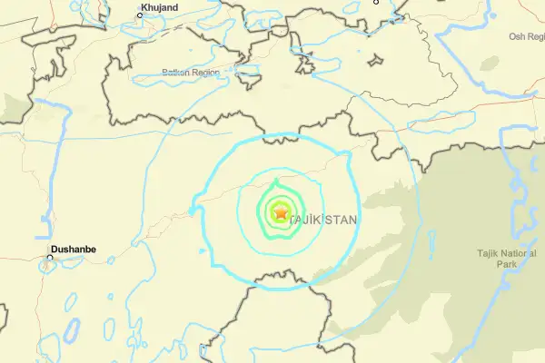 Tacikistan'da deprem