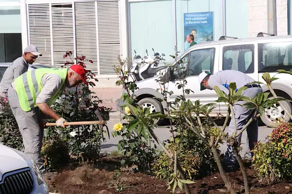 Gazipaşa’da çevre düzenleme ve çiçeklendirme çalışması yapıldı