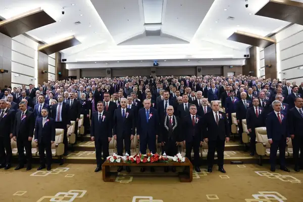 Erdoğan, Anayasa Mahkemesi’nin 64. kuruluş yıl dönümü törenine katıldı