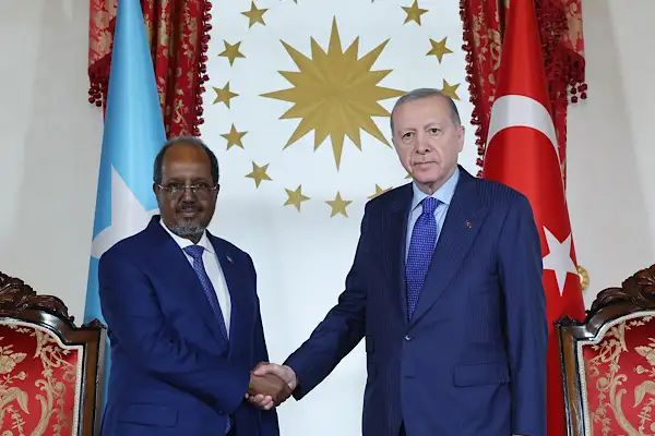 Cumhurbaşkanı Erdoğan, Somali Cumhurbaşkanı Mahmud ile görüştü