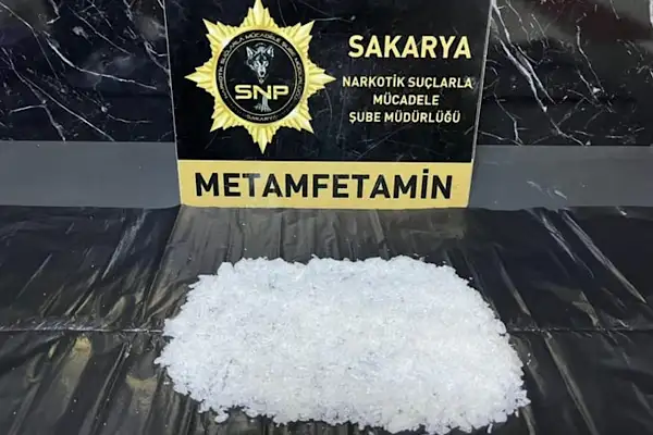Sakarya’da  245 gram metamfetamin ele geçirildi