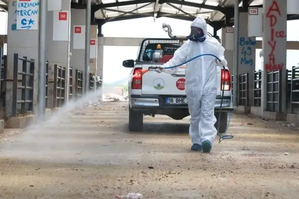 Osmangazi’de kurban pazarları temizlenerek dezenfekte edildi