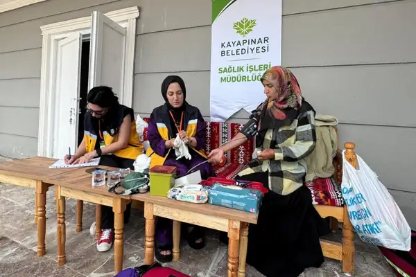 Kayapınar'da kadın buluşması ve sağlık taraması gerçekleştirildi