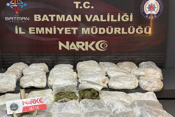 Batman’da uyuşturucu operasyonu