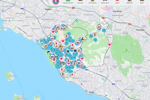 Maltepe’de dijital afet planlama sistemi devrede