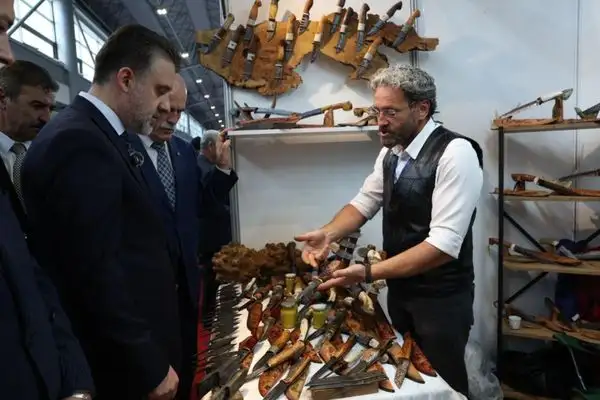 Bursa bıçağı uluslararası festivalde sergilendi