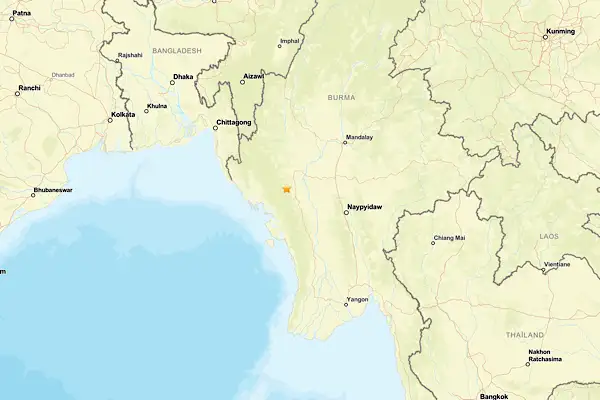 Burma'da deprem
