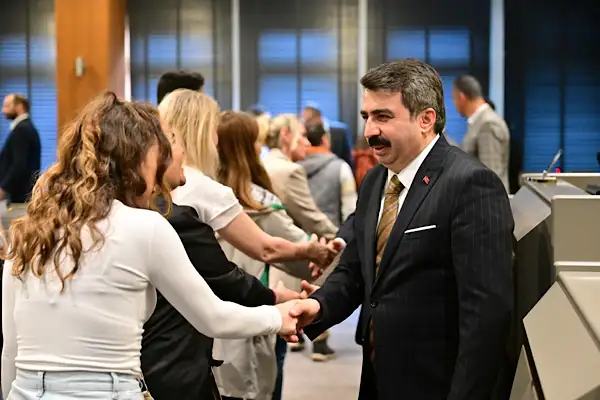 Başkan Yılmaz’dan Kurban Bayramı öncesi personelle bayramlaşma