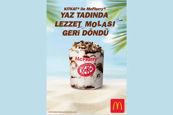 McDonald's Türkiye, KITKAT ailesini ıced latte ile genişletti 