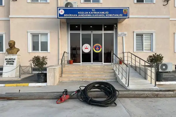 Batman İl Jandarma Komutanlığı: Kablo hırsızları suçüstü yakalandı
