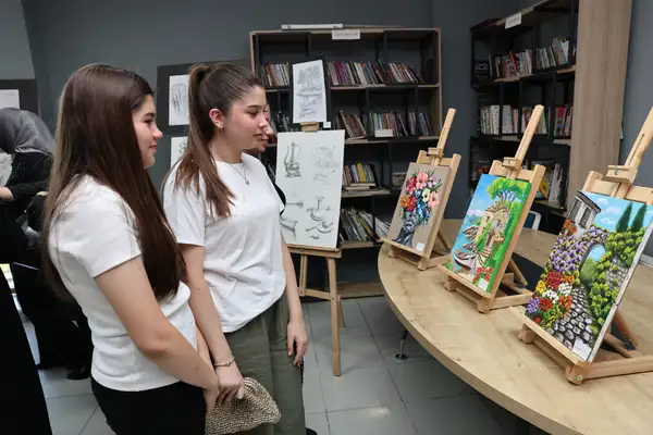 Çalı’da kadınların el emeği eserleri sergiye çıktı