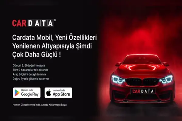 Sıfır kilometre ve gerçekleşen ihale fiyatları Türkiye’de ilk kez Cardata Mobil’de