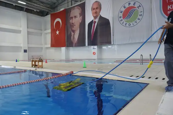 Kepez olimpik yüzme havuzunda hijyen ve güvenlik ön planda tutuluyor