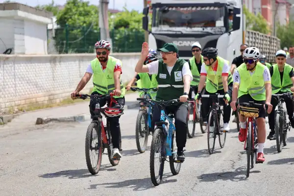 Siirt’te 13'üncü Yeşilay Bisiklet Turu düzenlendi