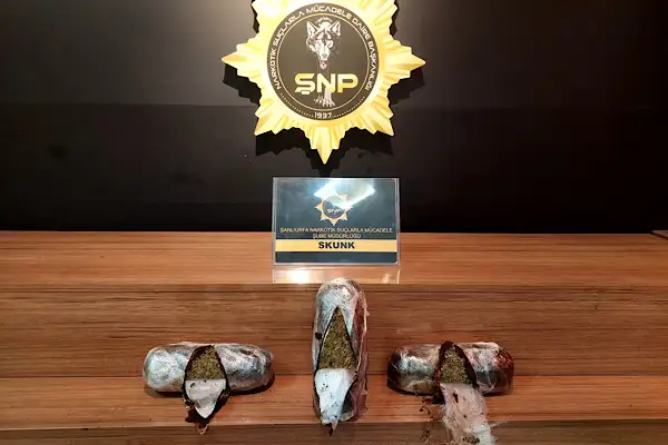 Şanlıurfa’da narkotik operasyonu