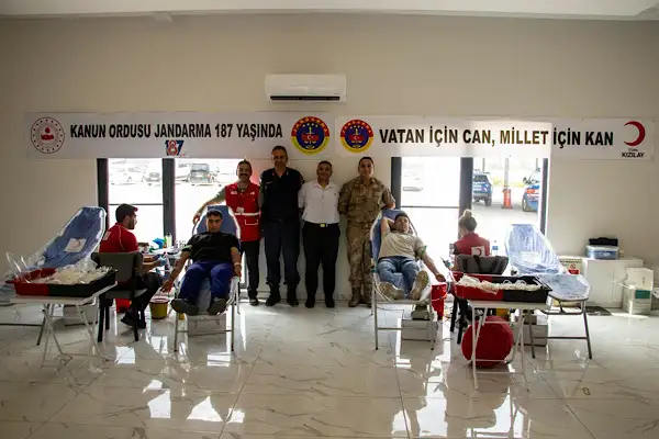 Karaman İl Jandarma Komutanlığı'ndan kan bağışı kampanyası