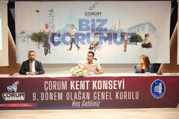 Çorum Kent Konseyi 9. Dönem Olağan Seçimli Genel Kurulu gerçekleştirildi