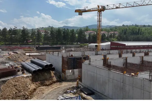 Samsun’da içme suyu arıtma tesisi inşaatı yüzde 47 seviyesine ulaştı