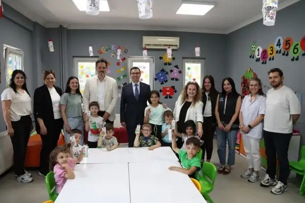 Nilüfer’de çocuklara süt desteği