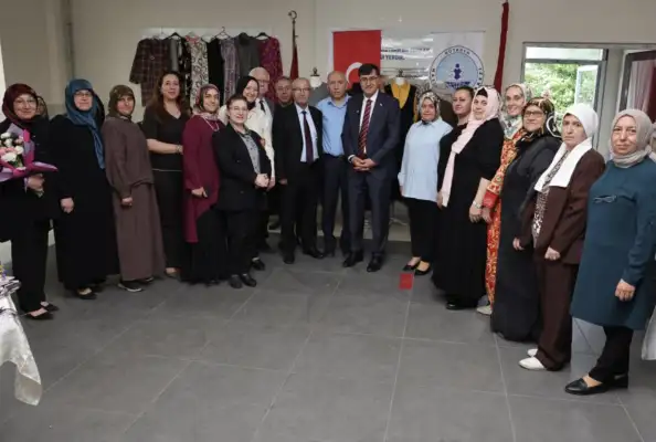 Dikiş Kursu Yıl Sonu Sergisi açıldı