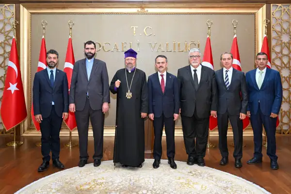 Türkiye Ermenileri Patriği 2'nci Sahak Maşalyan’dan Vali Aktaş’a ziyaret
