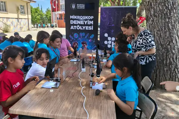 Bursa’da öğrenciler TÜBİTAK projesi kapsamında etkinliklere katıldı