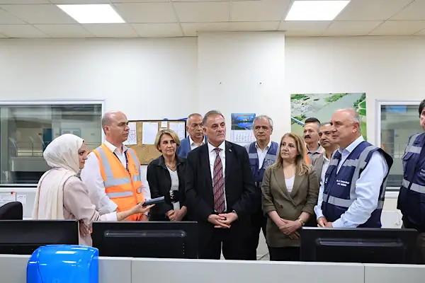 İBB Başkanvekili Aslan, Melen Tesisleri'nde incelemelerde bulundu