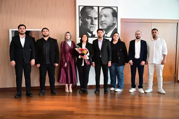 Başkan Çerçioğlu’na, Türkiye Gençlik Vakfı Aydın İl Temsilciliği’nden ziyaret