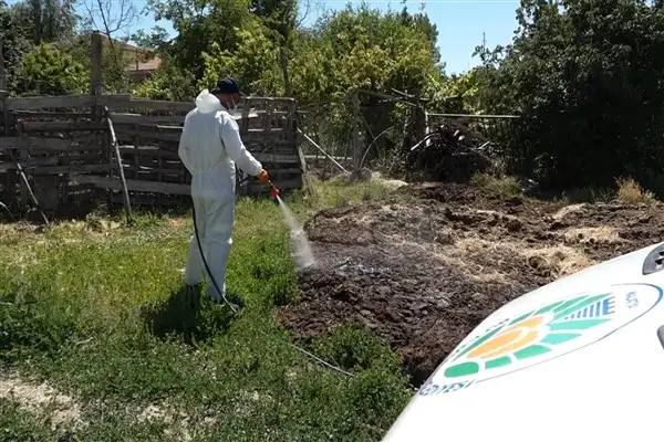 Malatya’da haşerelerle mücadele çalışmaları sürüyor