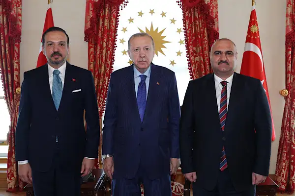 Cumhurbaşkanı Erdoğan, Kerkük Valisi Ağa’yı kabul etti