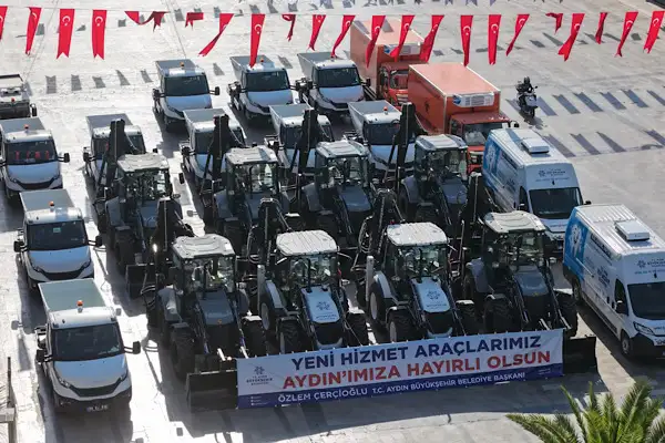 Aydın'da hizmet envanterine yeni araçlar eklendi