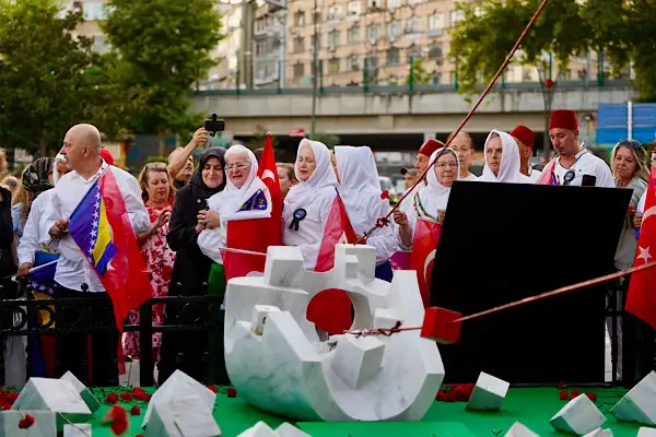 Srebrenitsa Soykırımı'nın 31. yılında Kartal'da anma töreni düzenlendi