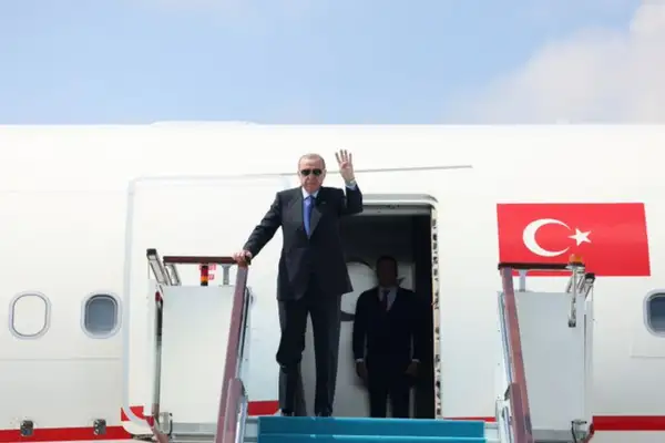 Cumhurbaşkanı Erdoğan , Katar'a hareket etti
