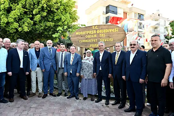Cumhuriyet Savcısı Gadem Taş’ın adı Muratpaşa’da parka verildi
