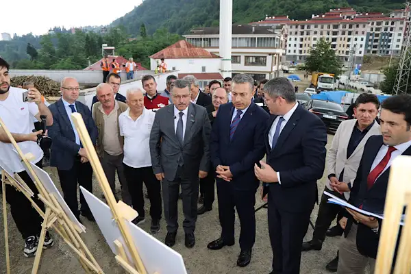 Engelsiz Yaşam ve Otizm Merkezi inşaat sahasında inceleme yapıldı