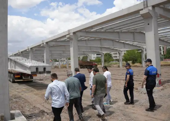 Çorlu’da kapalı pazar yeri projesinde çalışmalar sürüyor