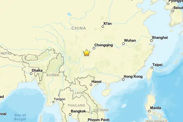 Çin'in Xunchang kentinde 5.0 büyüklüğünde deprem oldu